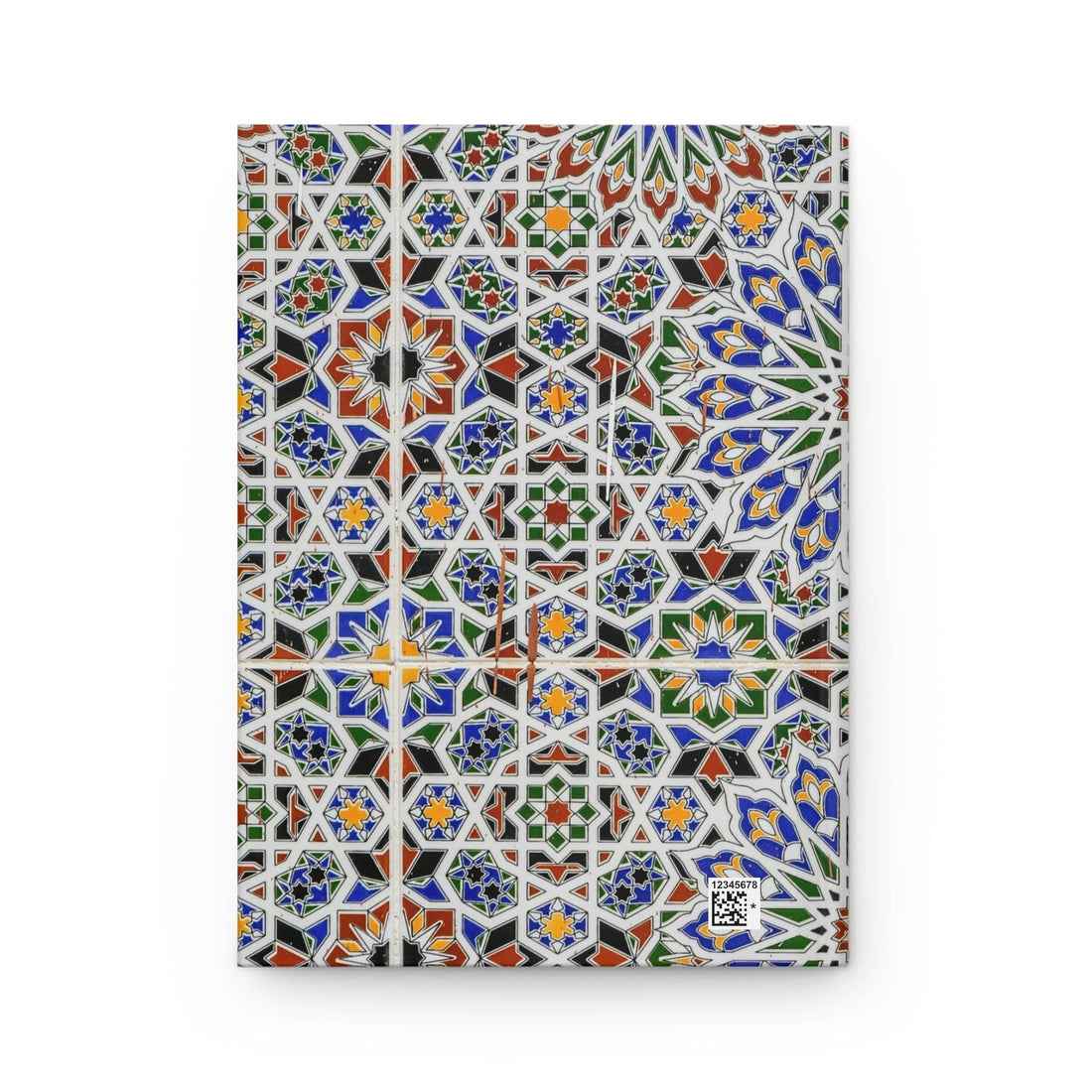 Matte Hardcover Journal – 150 Lined Pages, Stylish Notebook with Geometric Design