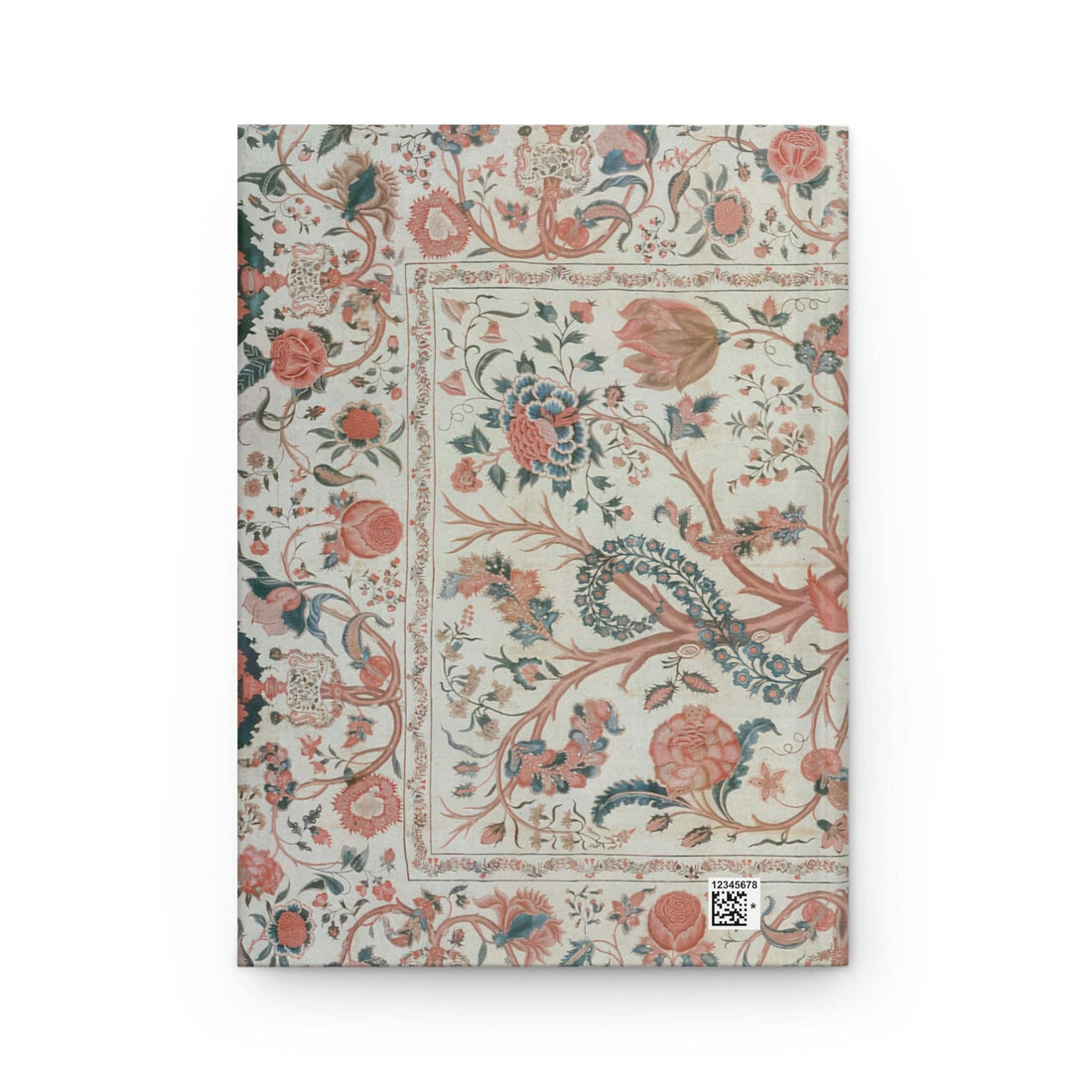 Matte Hardcover Journal – 150 Lined Pages, Elegant Floral Design Notebook