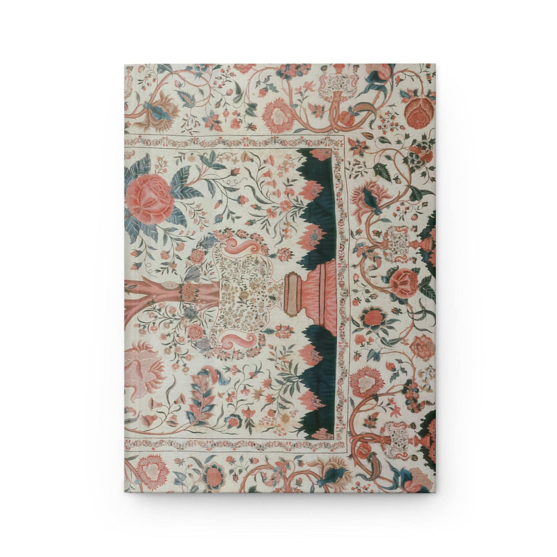 Matte Hardcover Journal – 150 Lined Pages, Elegant Floral Design Notebook