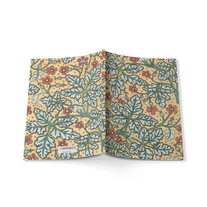 A5 Notebook – 150 Pages, Matte Laminated Cover with Floral Design