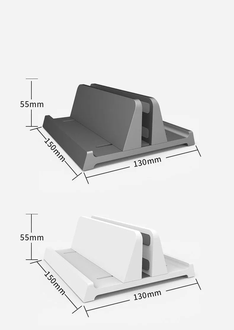 Adjustable Portable Laptop Stand for MacBook, PC, iPad, &amp; Tablets - Durable ABS Plastic Base - KOSALI