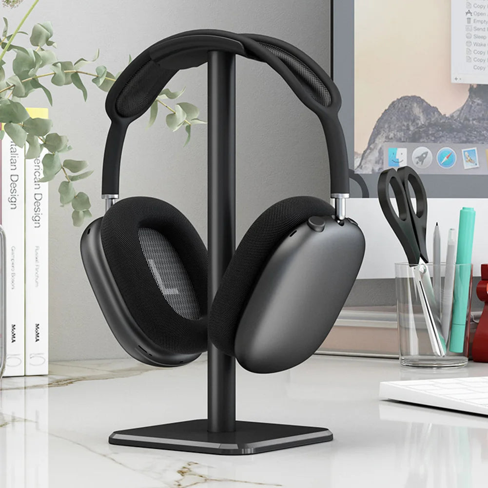 Aluminium Alloy Headphone Stand – Space-Saving Desktop Organizer - KOSALI