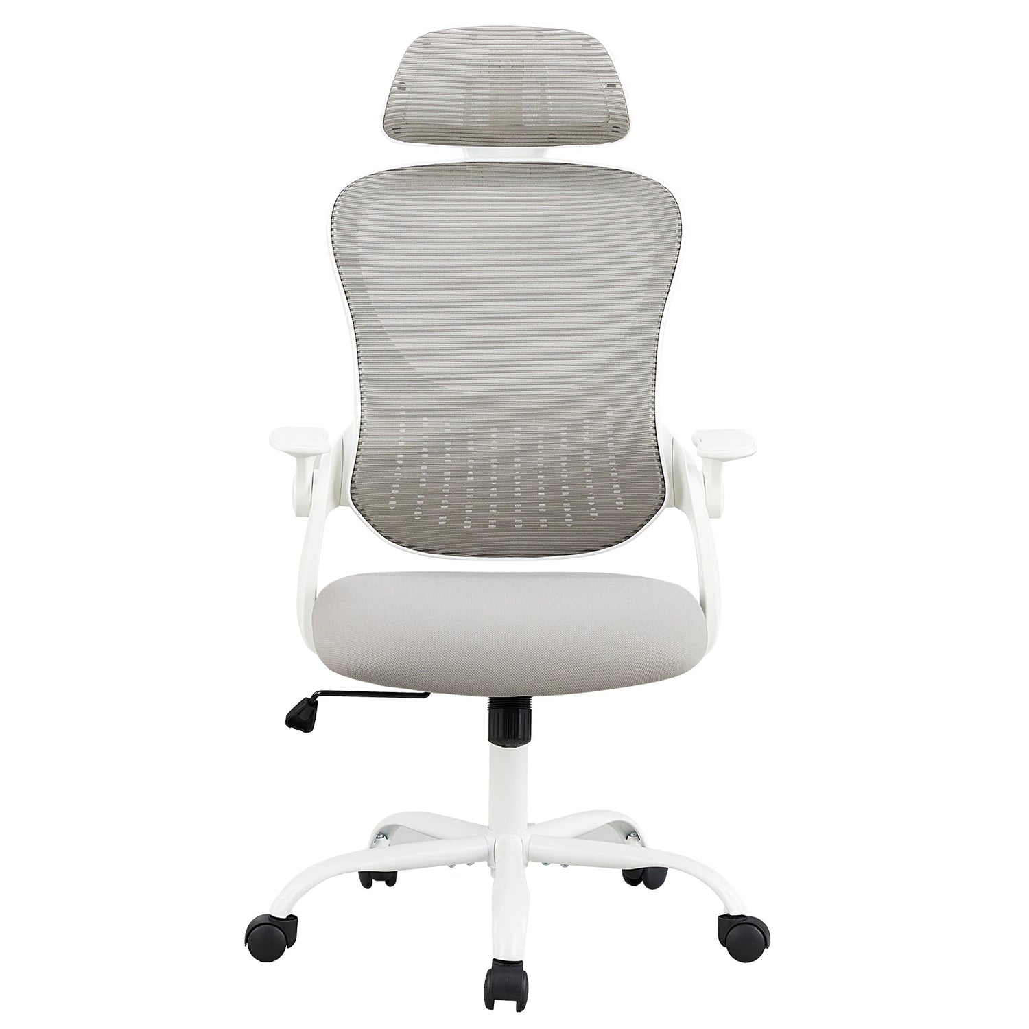 Ergonomic Mesh Office Chair with Flip-up Arms and Adjustable Headrest - KOSALI