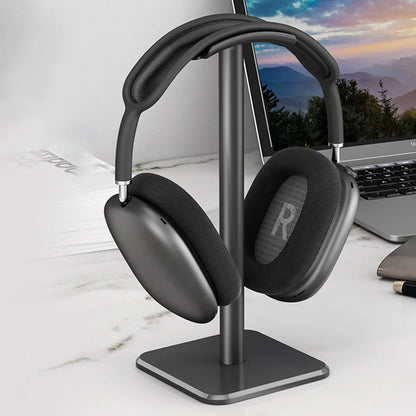 Aluminium Alloy Headphone Stand – Space-Saving Desktop Organizer - KOSALI